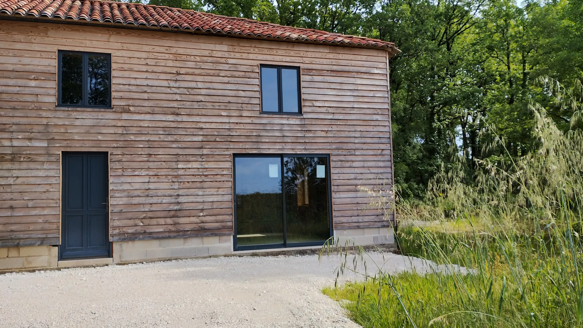 Maison ossature bois à vendre au milieu des bois à Masquieres 