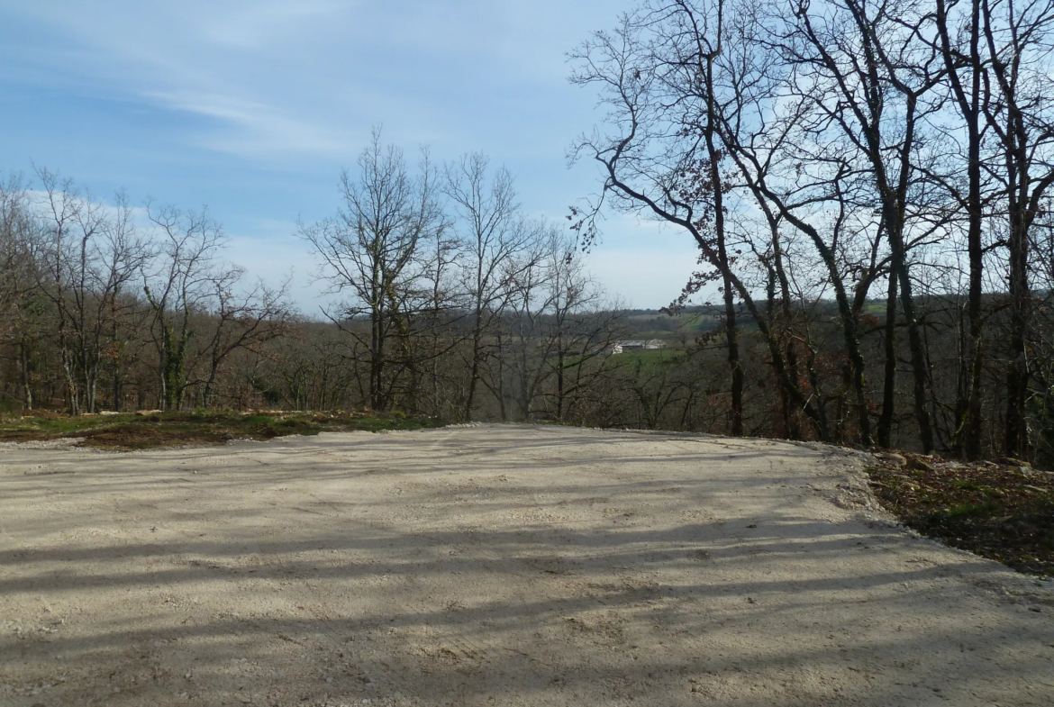 Maison ossature bois à vendre au milieu des bois à Masquieres 