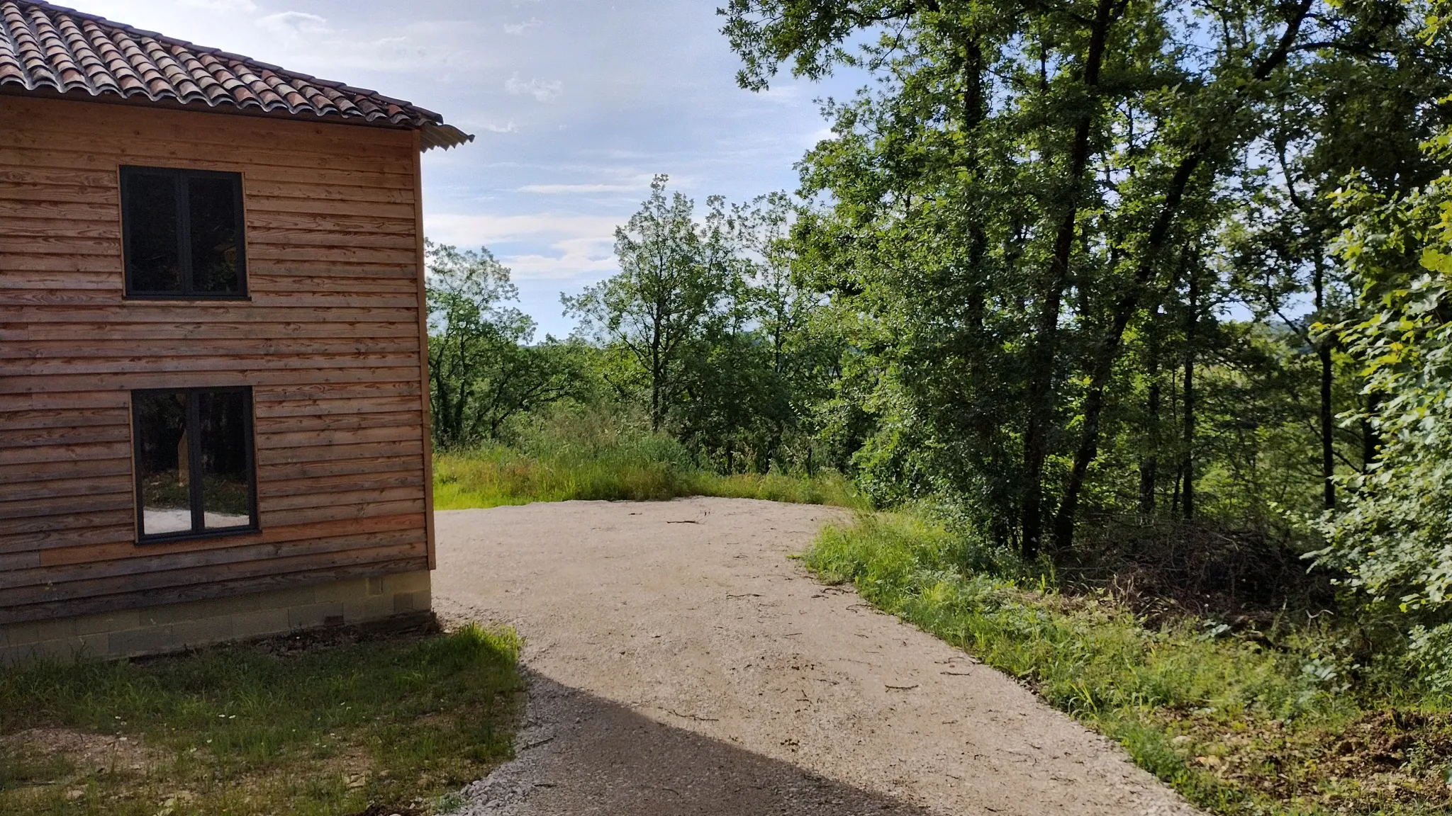 Maison ossature bois à vendre au milieu des bois à Masquieres 