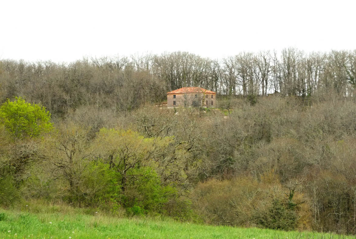 Maison ossature bois à vendre au milieu des bois à Masquieres 