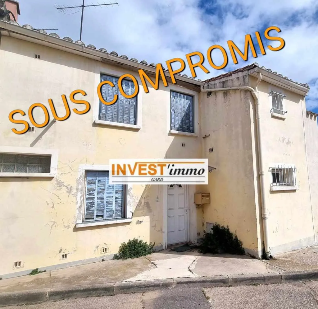 Maison à vendre à Bouillargues - 2 chambres + bureau - 119 000 €