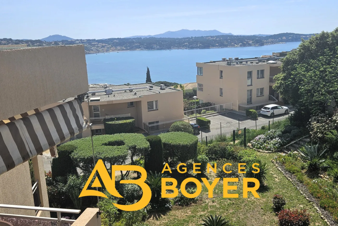 Studio Vue Mer avec Parking Privé à Bandol 