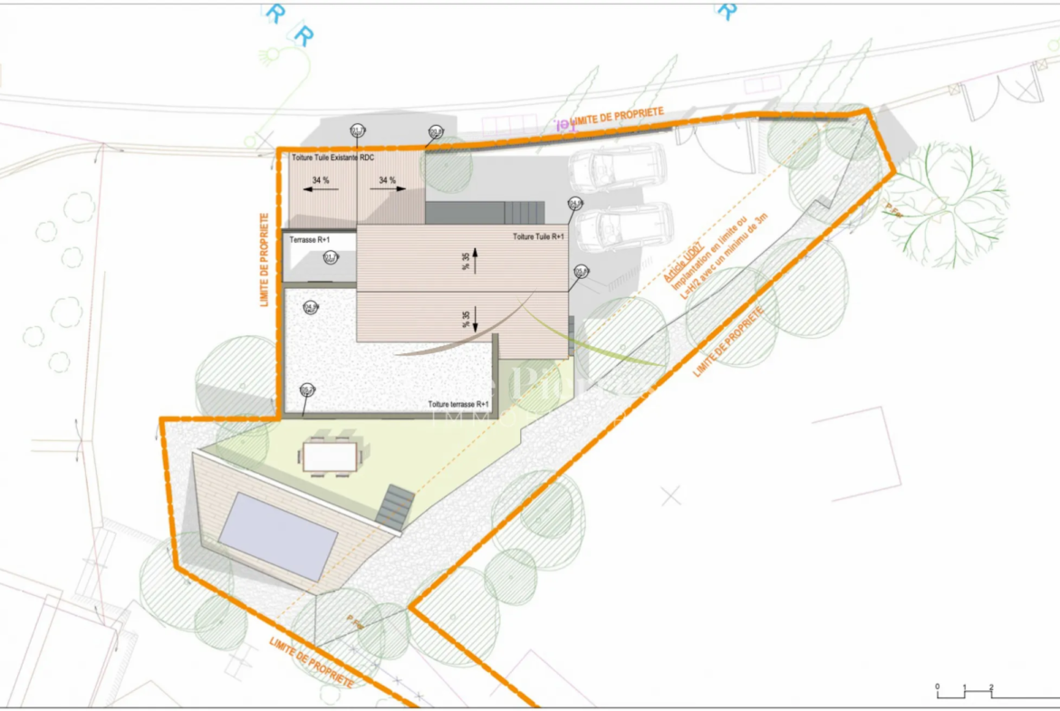 Terrain à vendre à Nîmes - 350 m² proche du centre 