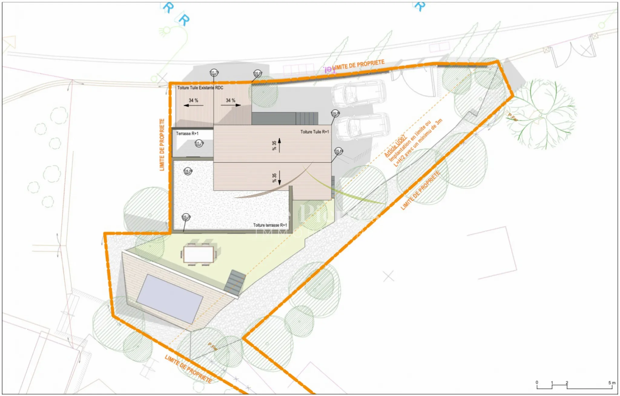 Terrain constructible de 350 m² à Nîmes - Nouvelle offre 