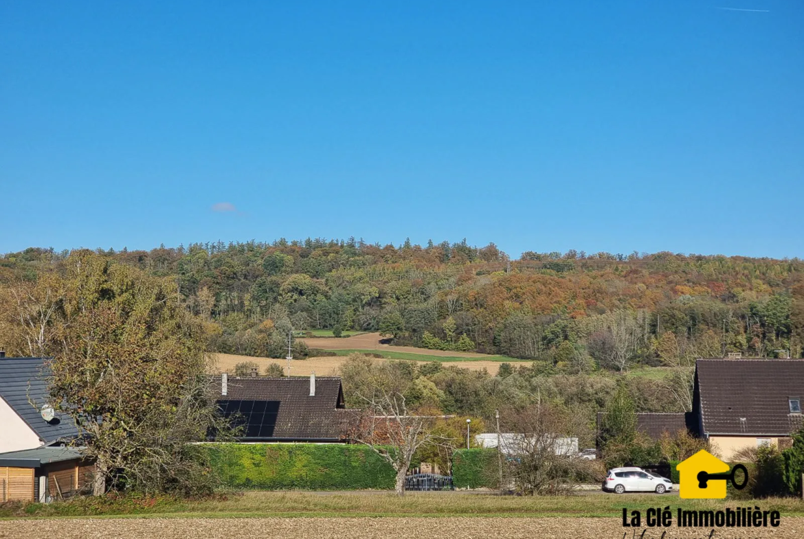 Terrain viabilisé à Hirsingue sur les hauteurs 