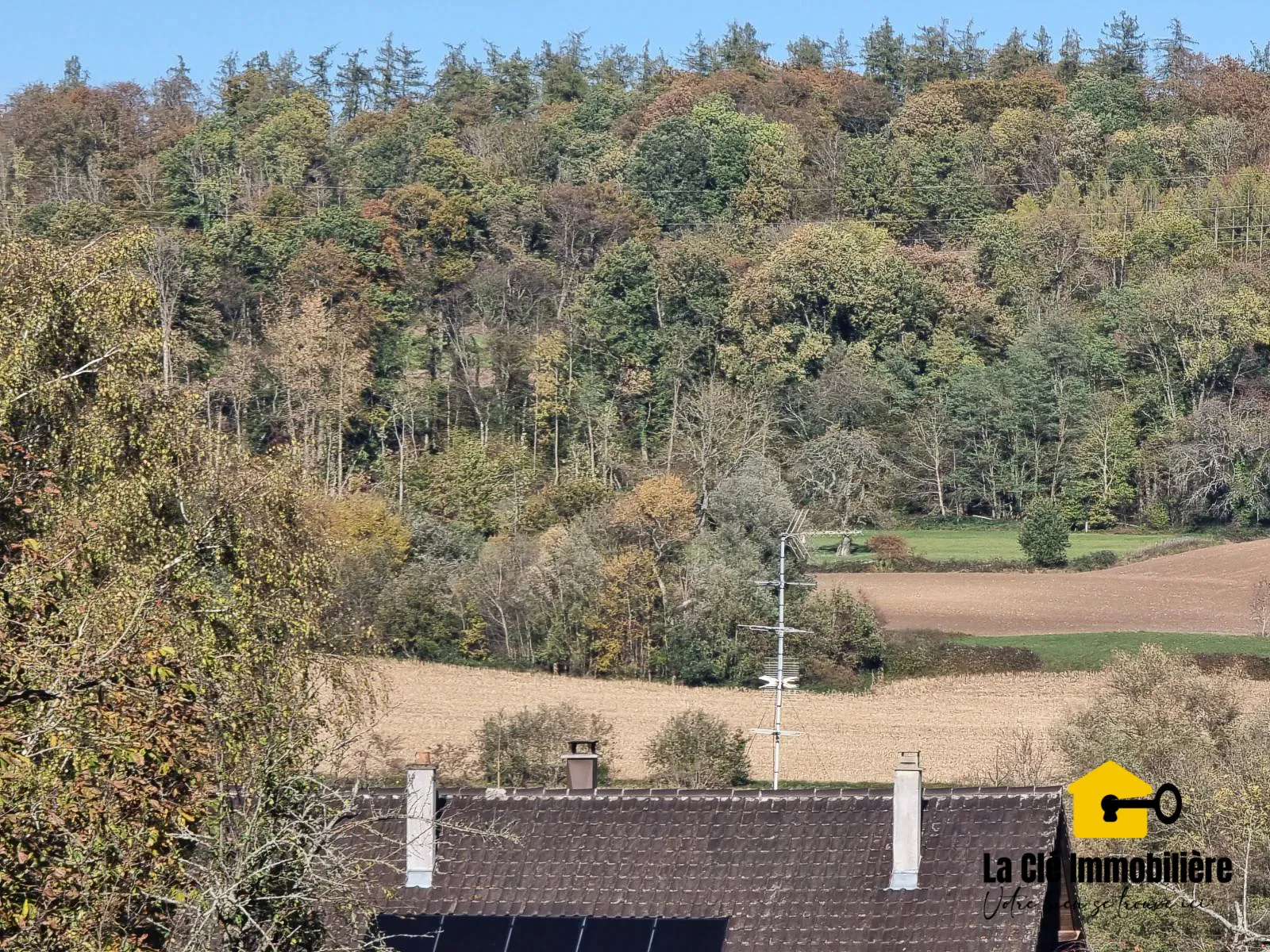 Terrain viabilisé à Hirsingue sur les hauteurs 