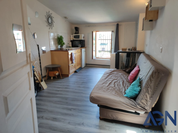 À vendre : Appartement studio de 22m² avec mezzanine à Agde, vue sur l'Hérault