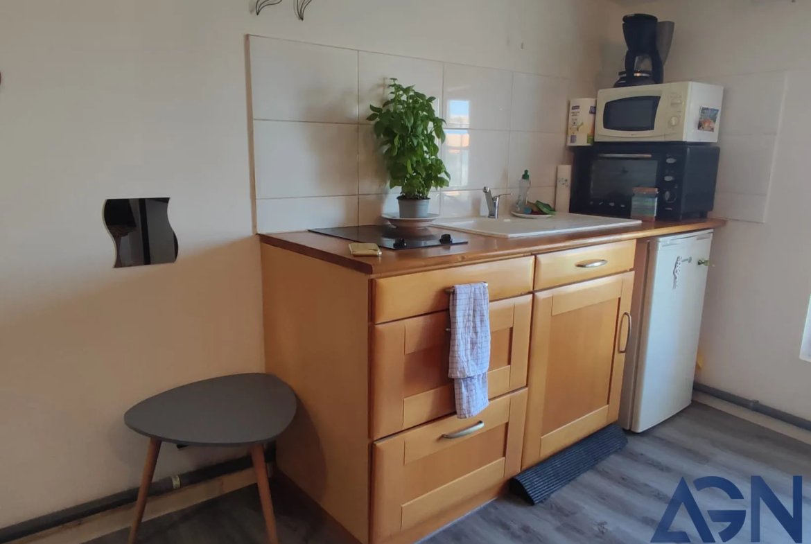 À vendre : Appartement studio de 22m² avec mezzanine à Agde, vue sur l'Hérault 