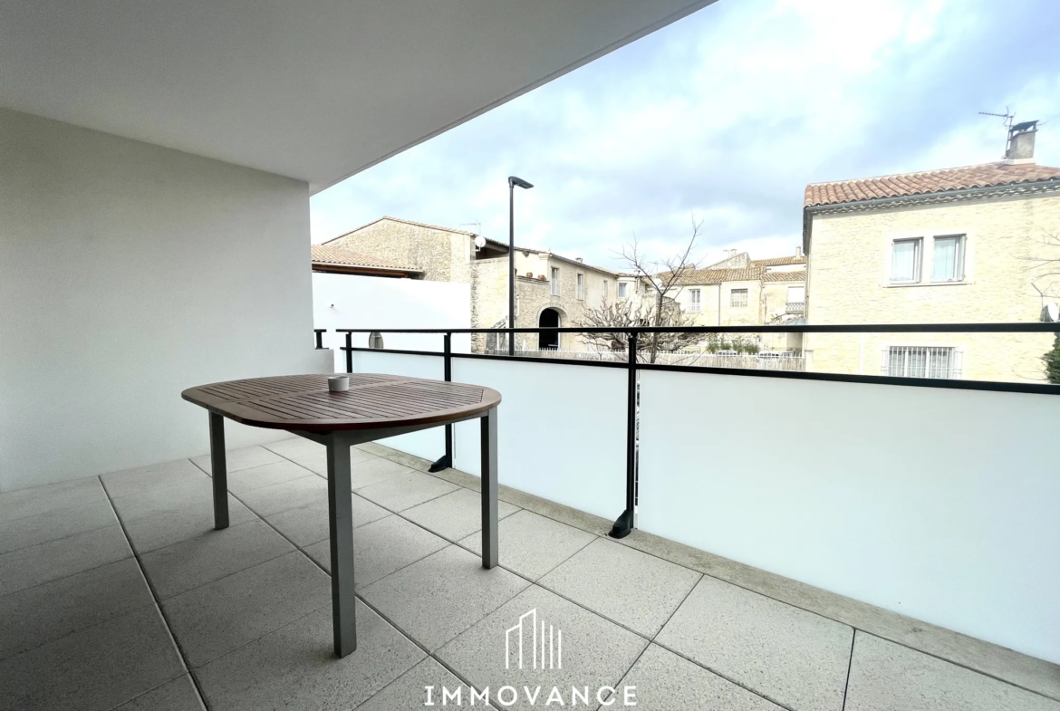 À vendre : Appartement 2 pièces de 43 m² avec terrasse à Restinclières 