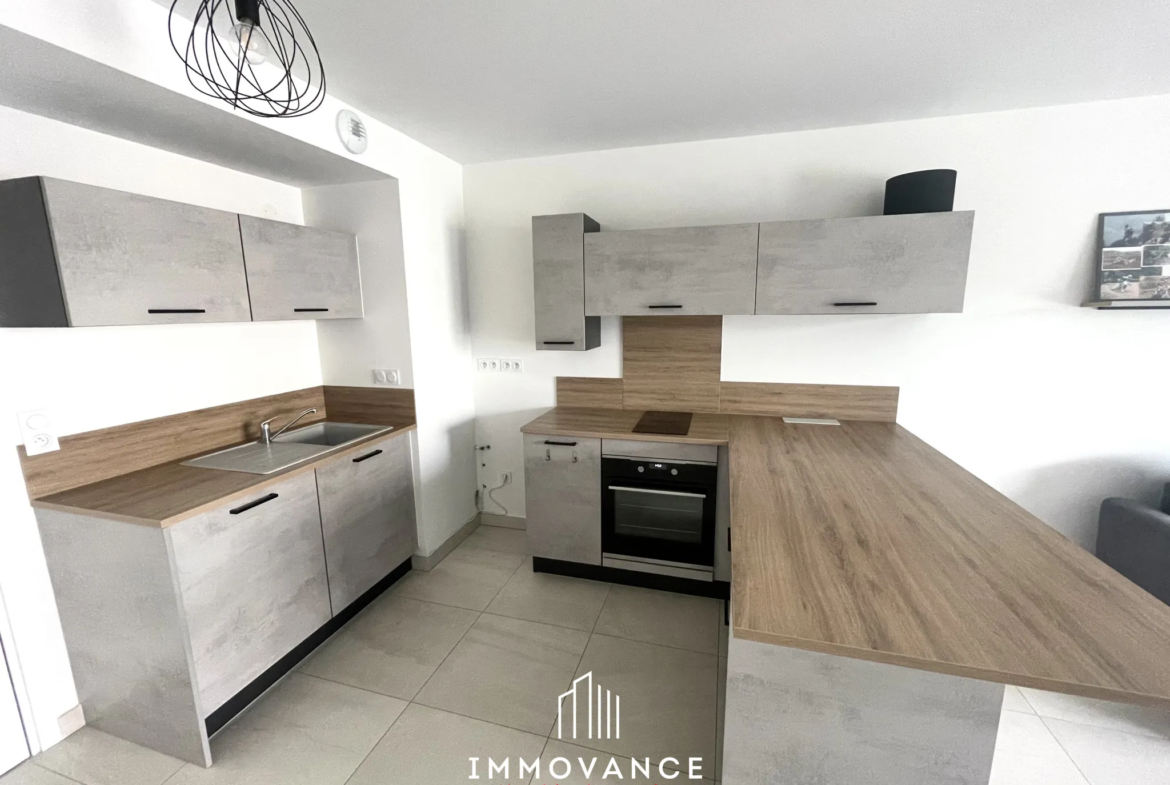 À vendre : Appartement 2 pièces de 43 m² avec terrasse à Restinclières 