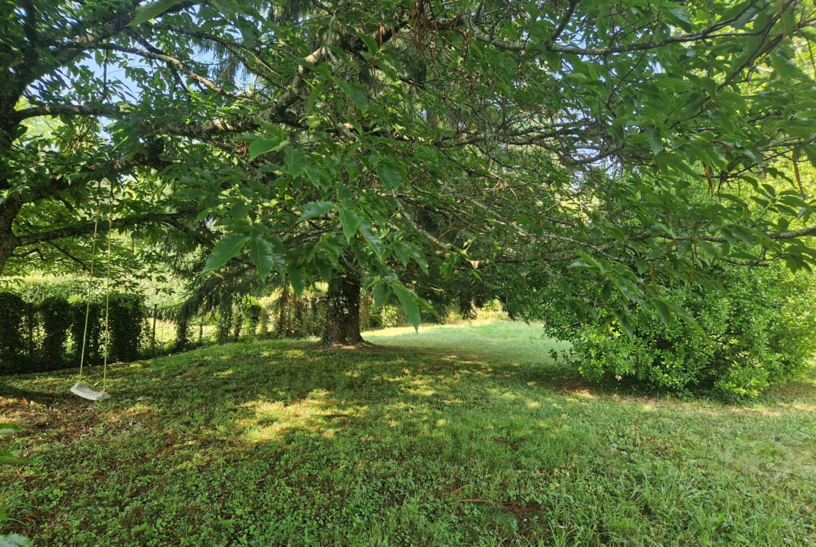 Maison familiale à vendre à Lubersac avec grand parc 