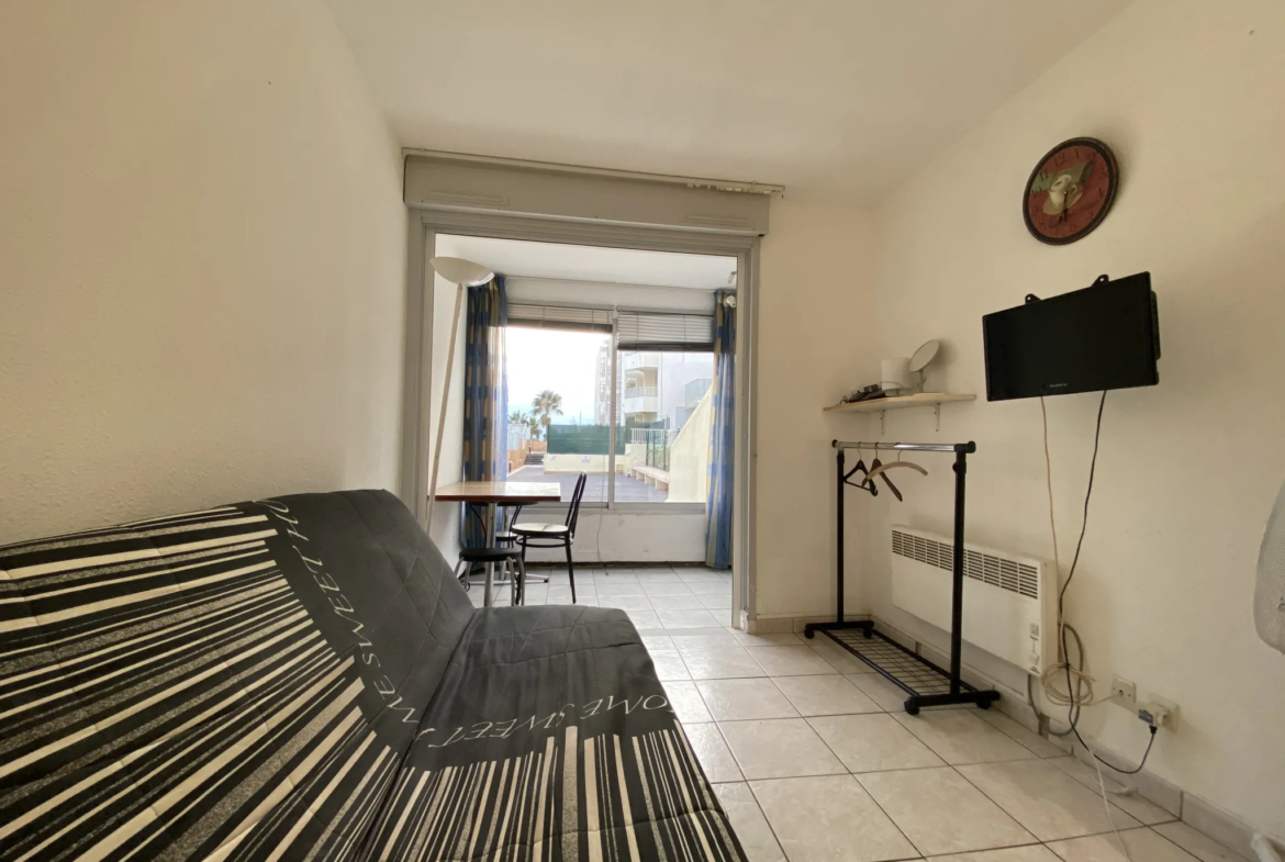 Studio avec Loggia et Piscine à Cap d'Agde - Centre Port 