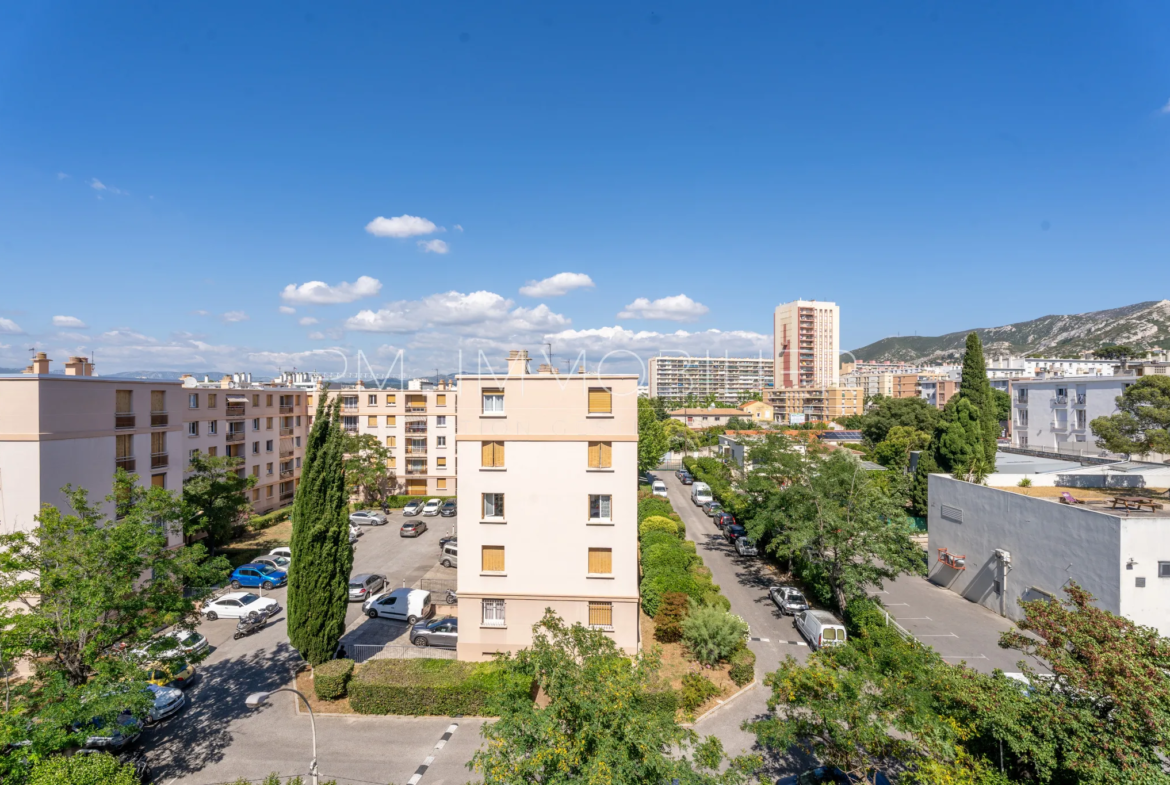 Spacious Apartment with Views in Sainte Marguerite, Marseille 