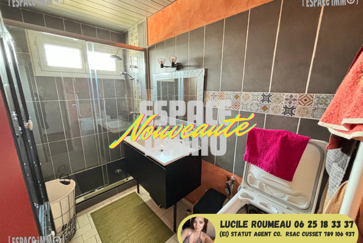 Maison agréable T4 à vendre à Cusset - 190 000 € 