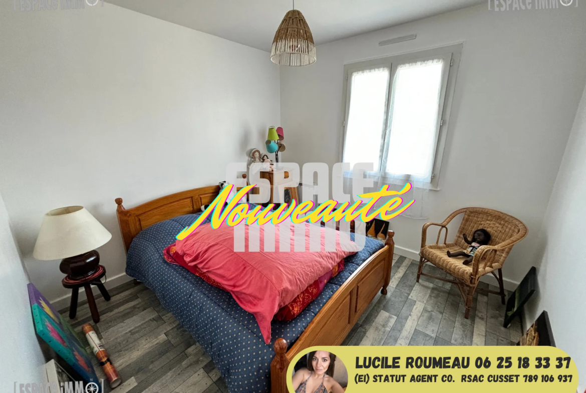 Maison agréable T4 à vendre à Cusset - 190 000 € 