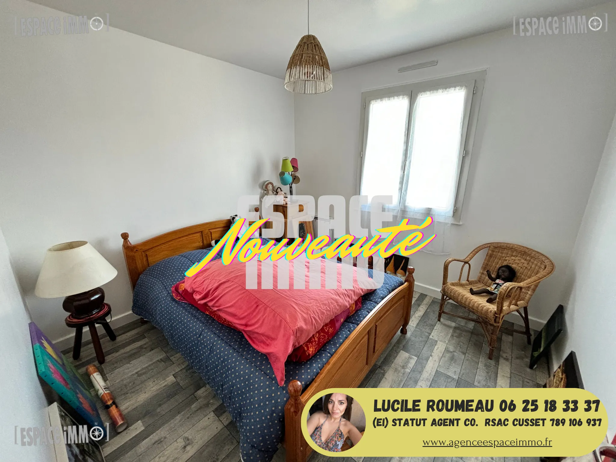 Maison agréable T4 à vendre à Cusset - 190 000 € 