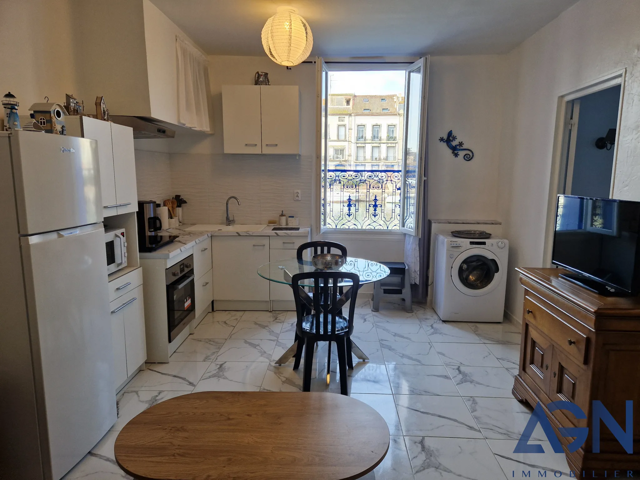 À VENDRE : APPARTEMENT 3 PIÈCES DE 46M² LUMINEUX À AGDE VUE SUR L'HÉRAULT 