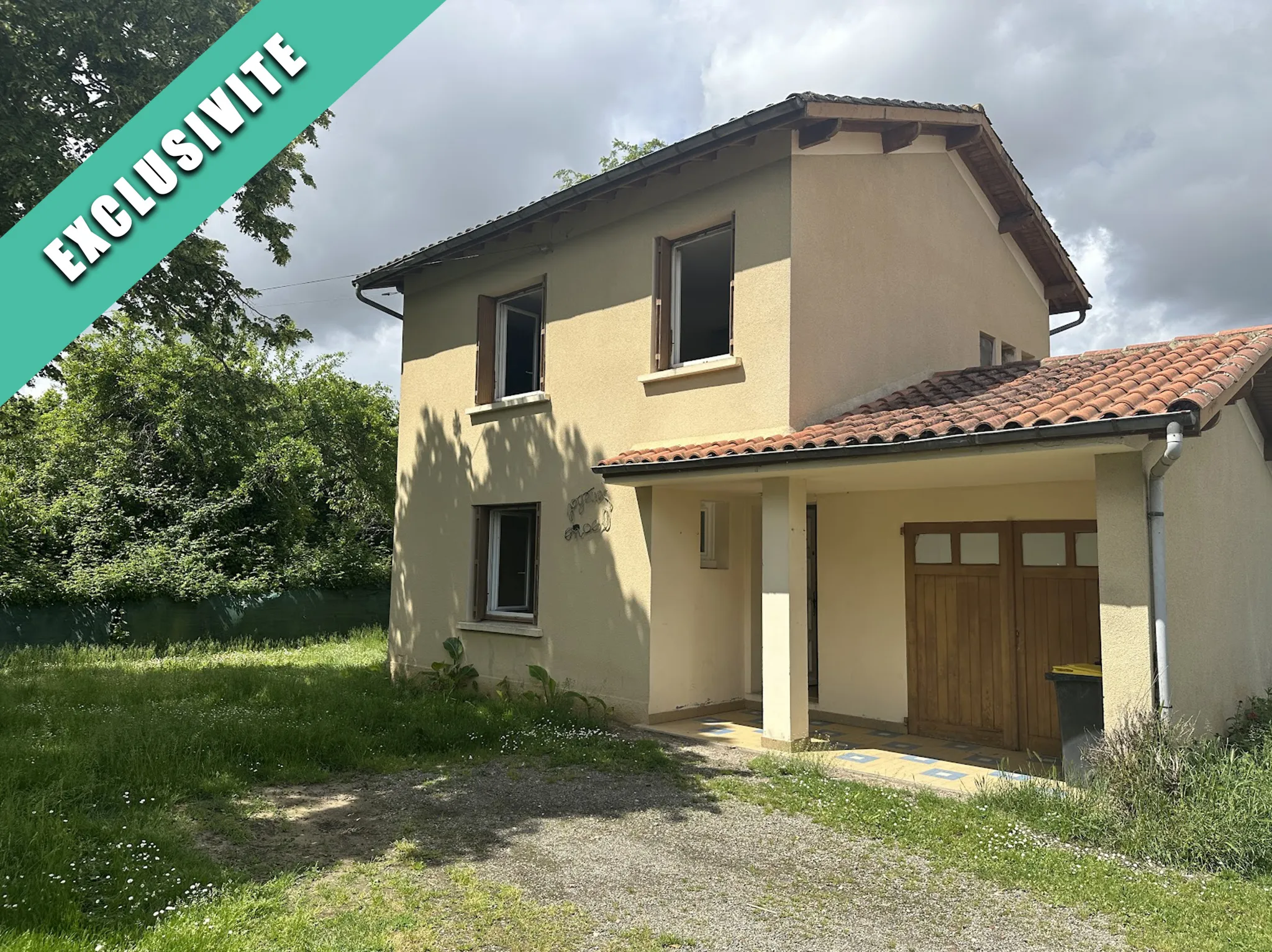 Maison individuelle avec garage et jardin à Fleurance 