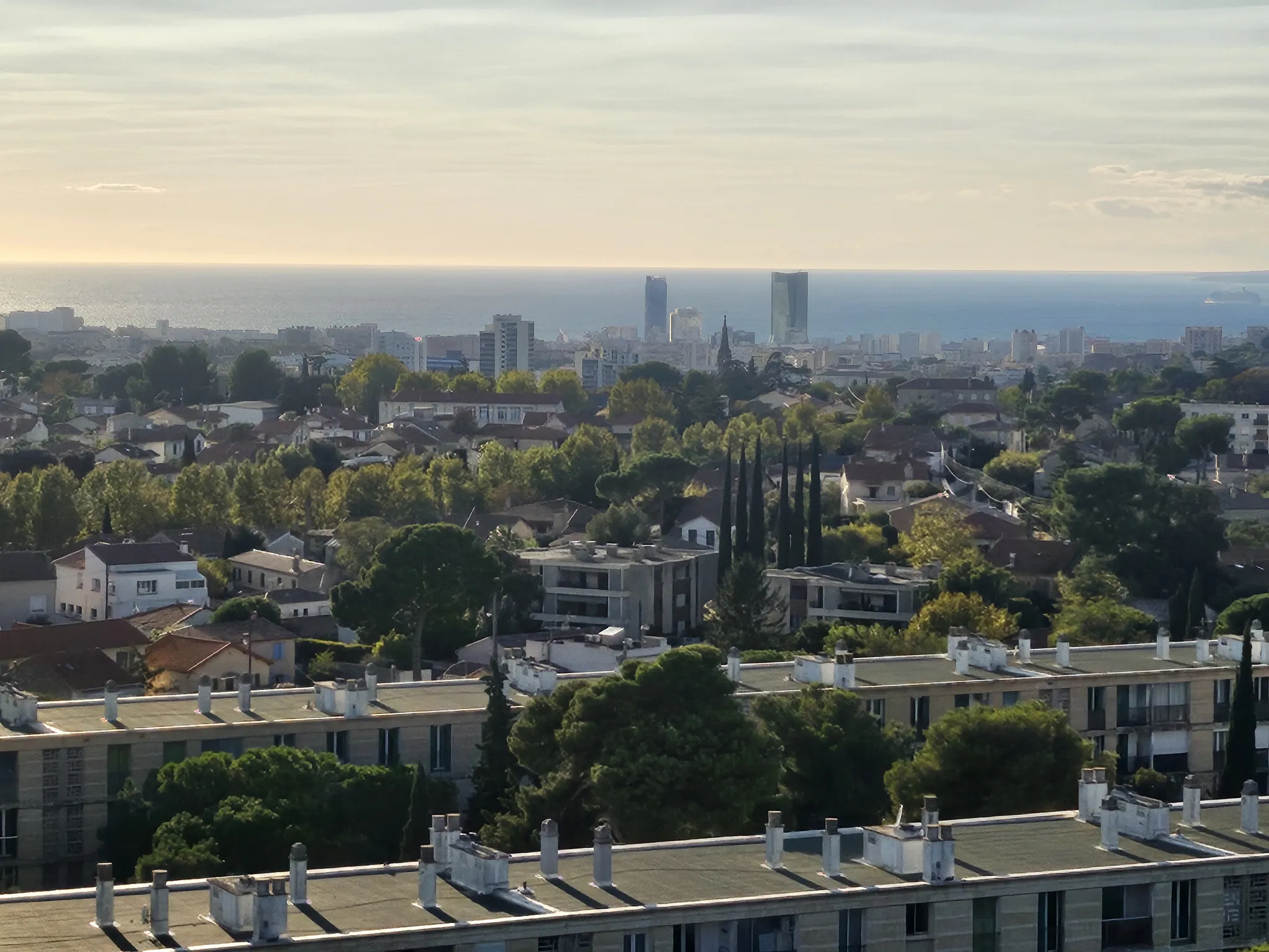 Vente d'un appartement T3/4 à Montolivet, vue mer 