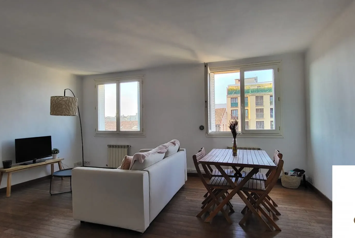 Appartement T3 lumineux à vendre à Marseille, 13002 