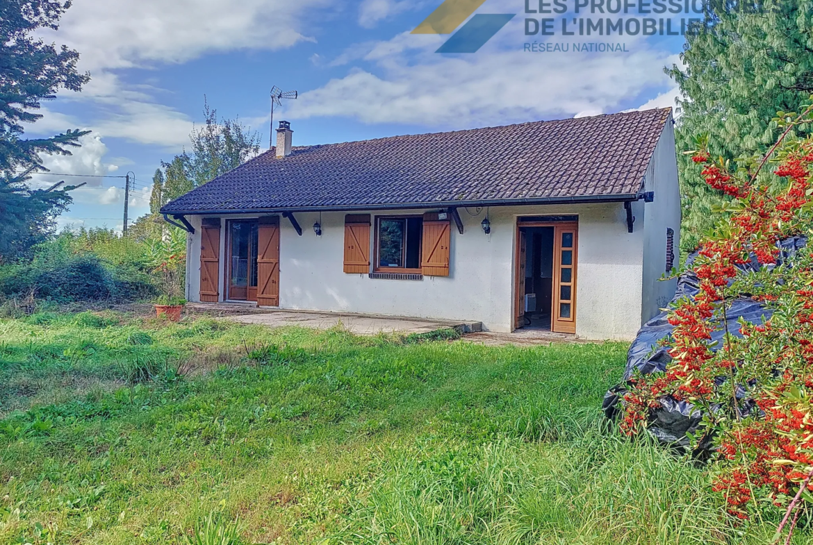 Maison de 72 m2 à Rozoy Le Vieil avec grand terrain clos 