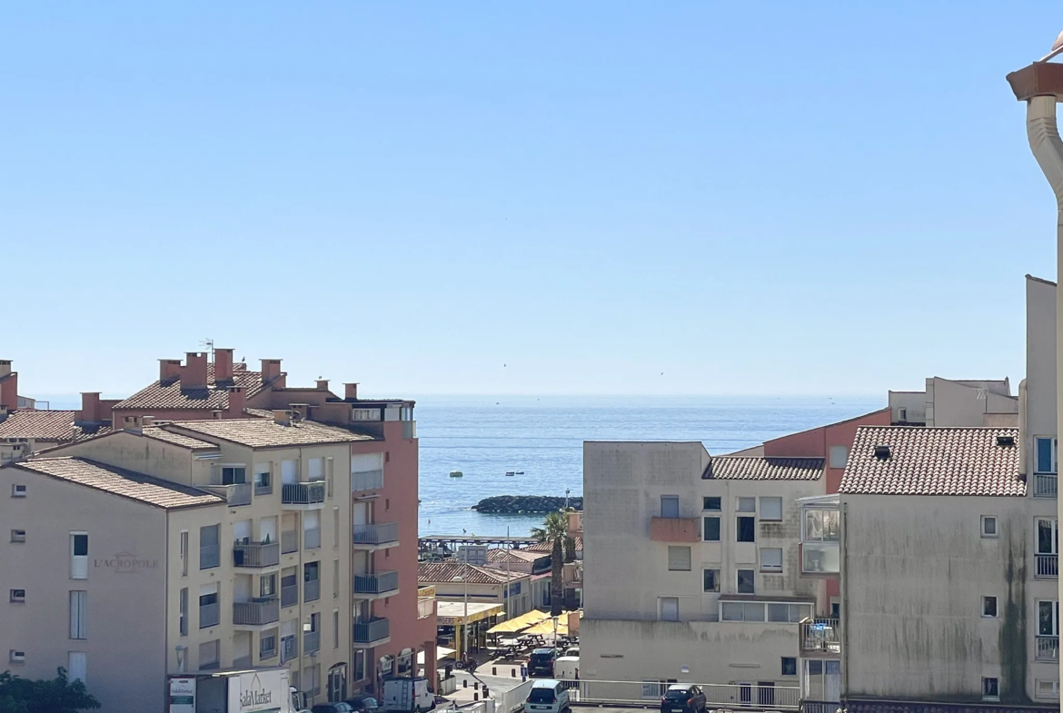 À vendre : Appartement T2 avec vue sur mer au Môle, Le Cap d'Agde 