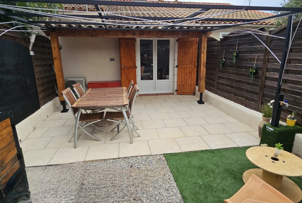 À Forcalqueiret, maison Type 2 avec jardin et piscine 