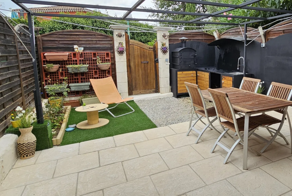 À Forcalqueiret, maison Type 2 avec jardin et piscine 