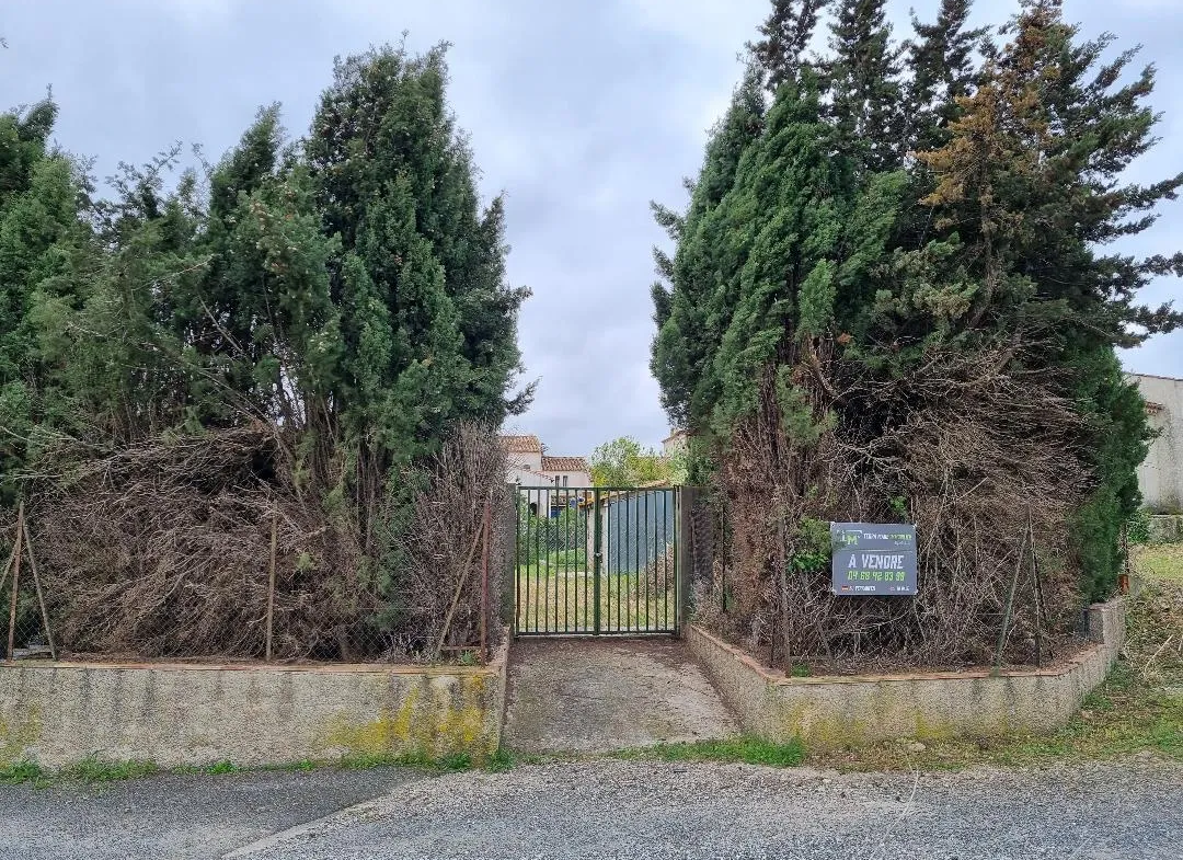 Superbe terrain à bâtir de 540 m² à Pouzol Minervois 