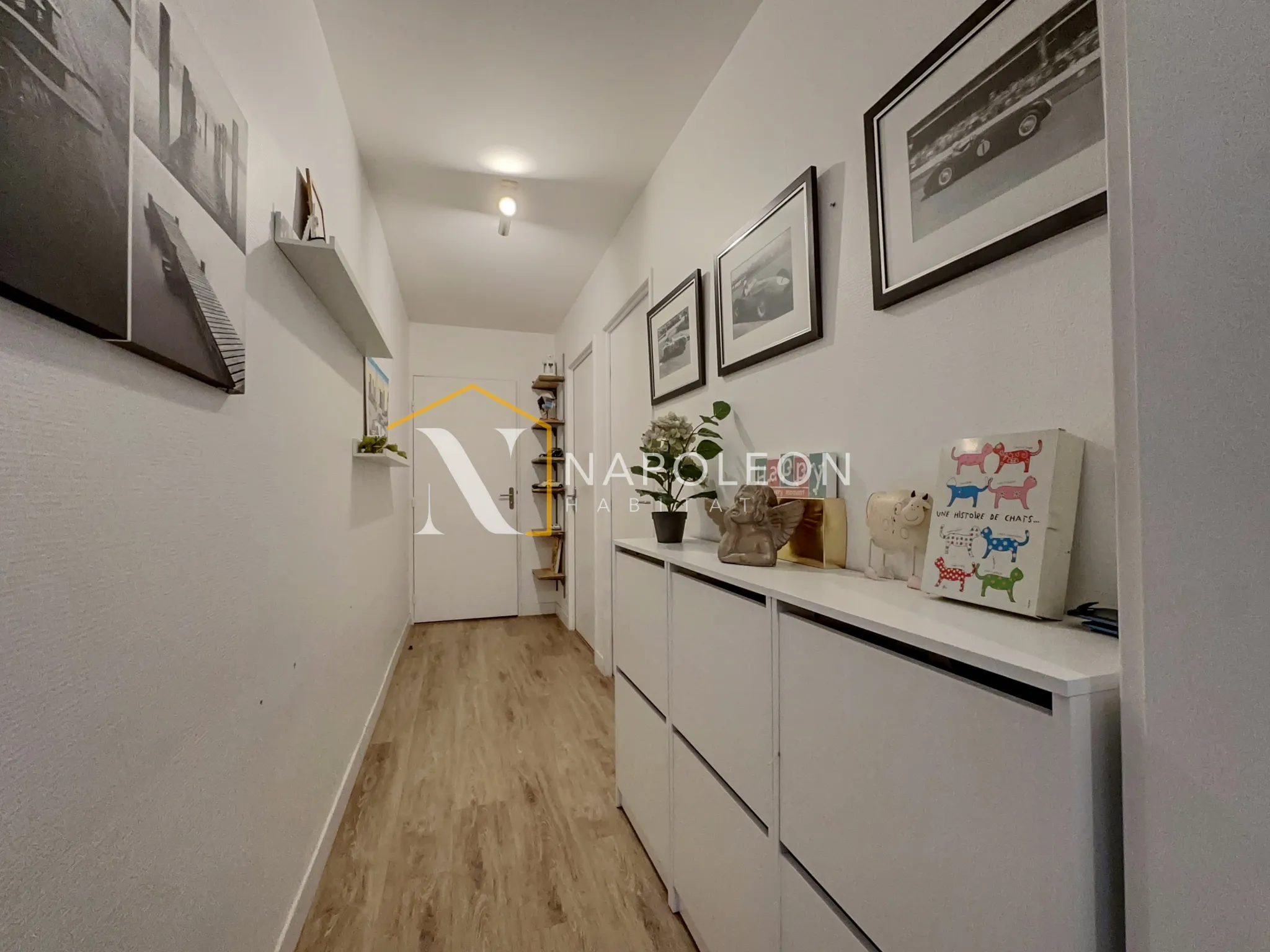 Appartement T3 rénové avec balcon et garage à Lille 