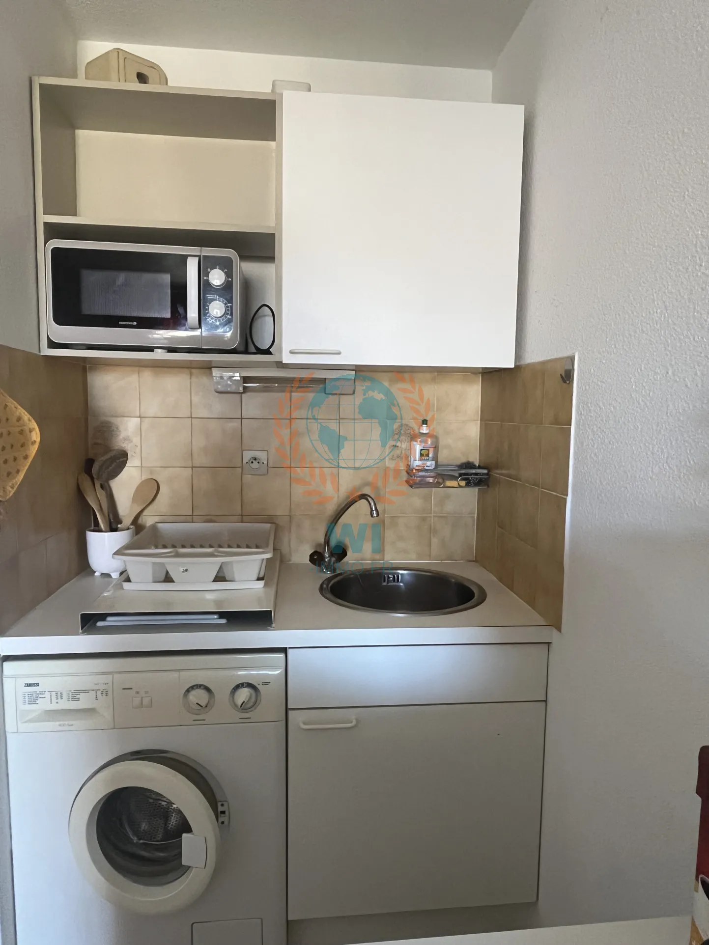 Studio + cabine avec terrasse dans une résidence sécurisée à Sainte Maxime 