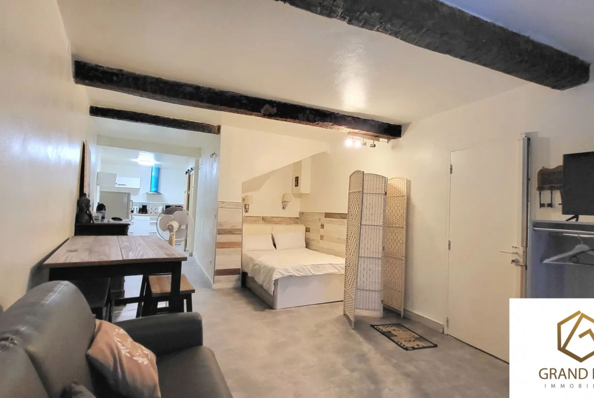 À vendre : studio de 34 m² dans le quartier le Panier à Marseille 