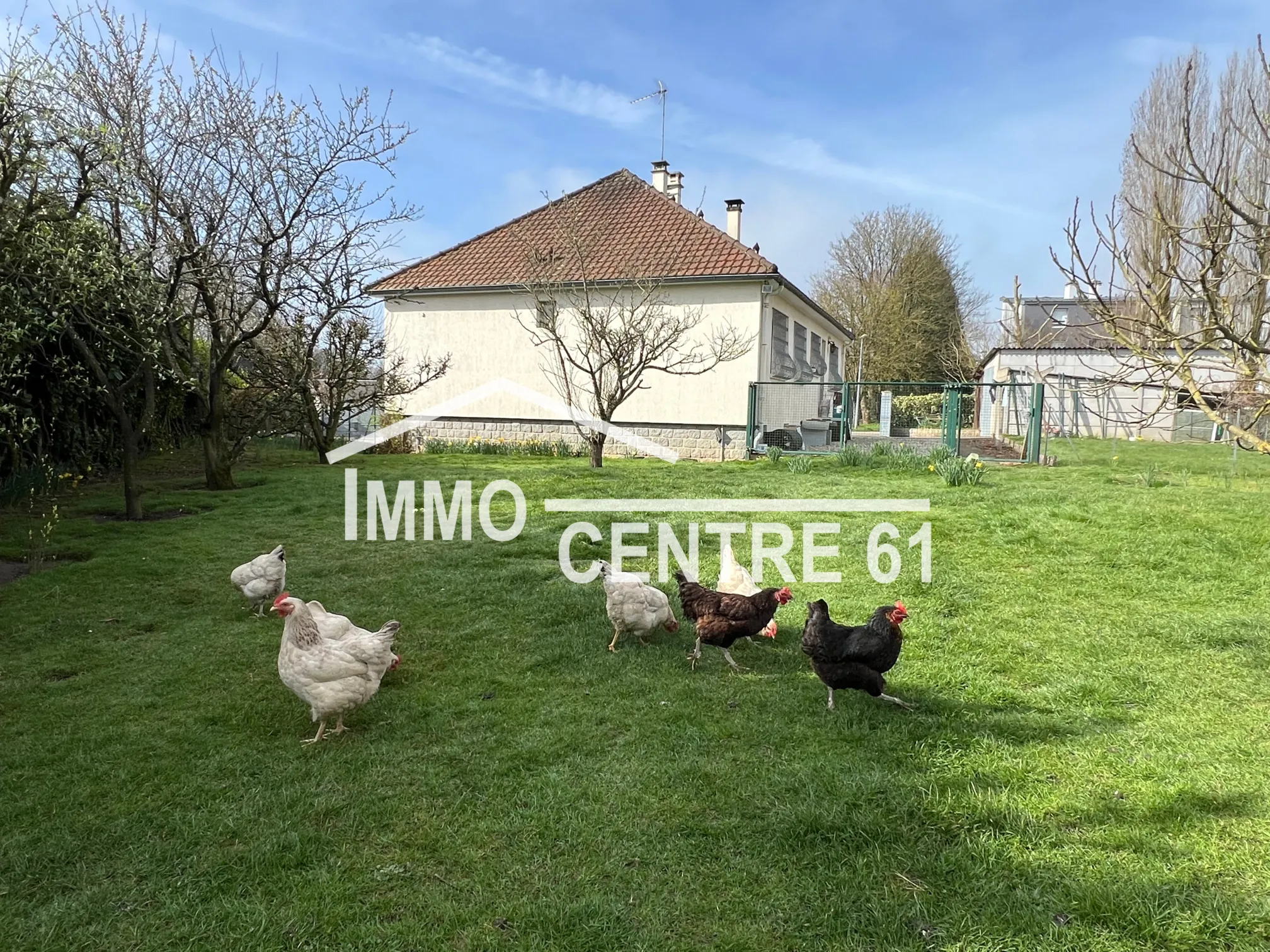 Maison calme à vendre à La Ferté Macé avec dépendances sur 1975 m² 