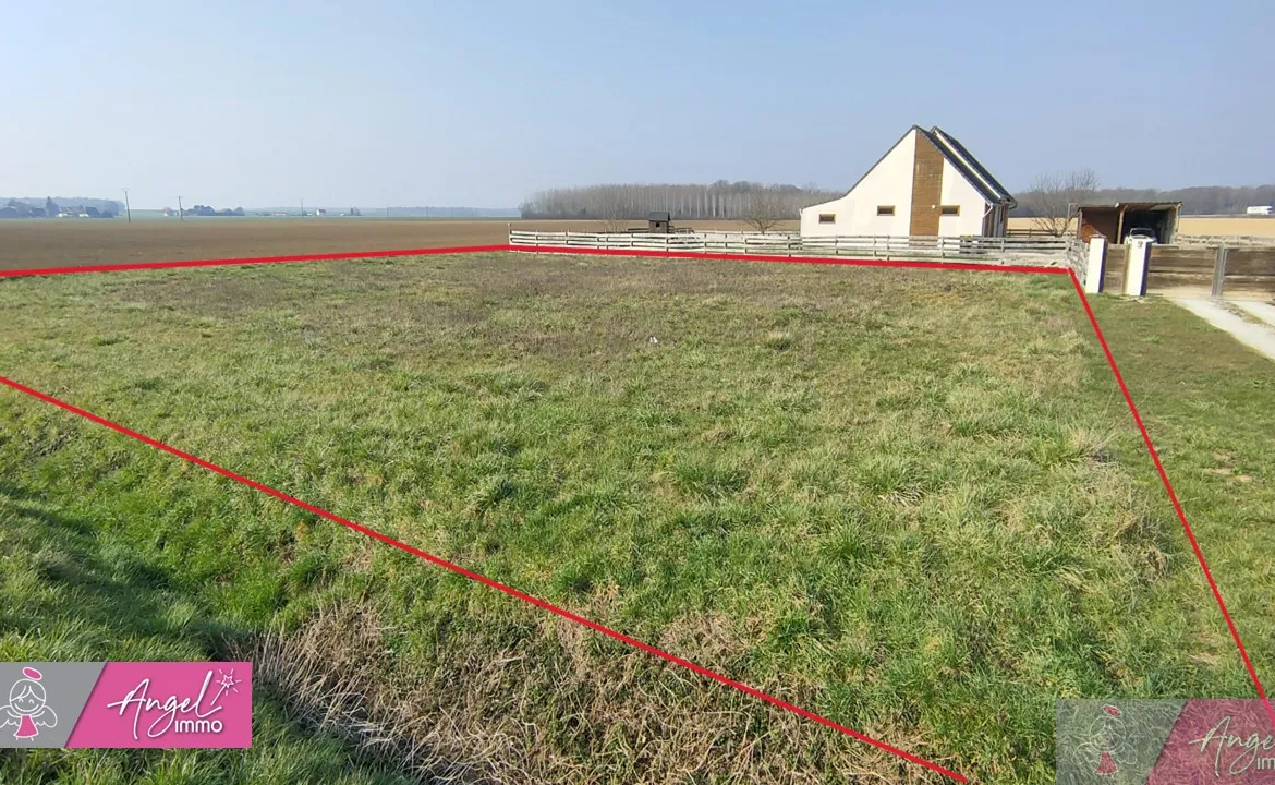 A vendre : Terrain constructible de 1429 m² à Franxault 