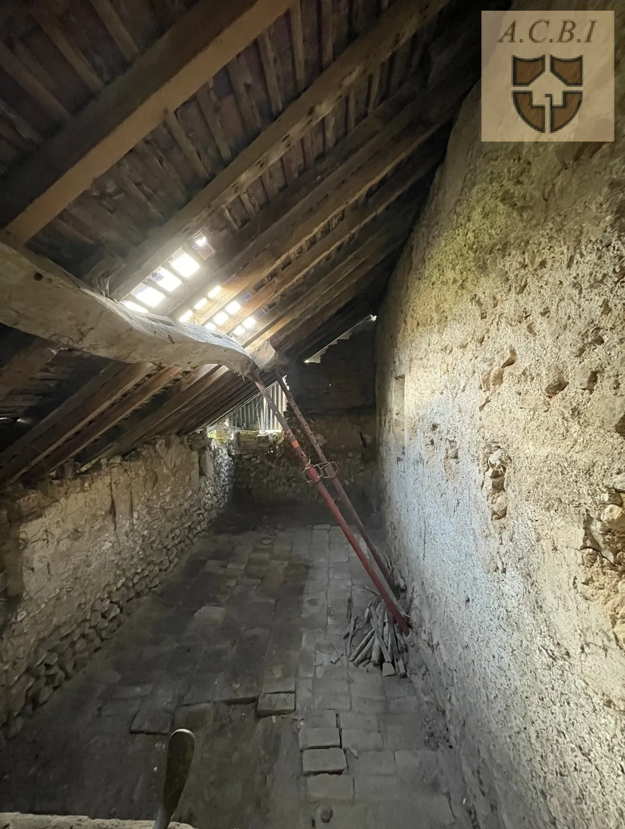 Maison à rénover à 15 minutes de Vendôme - Vue sur l'église 