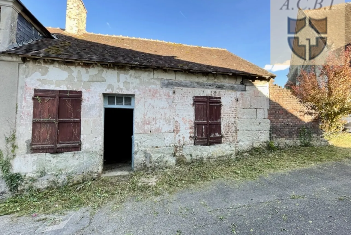 Maison à rénover à 15 minutes de Vendôme - Vue sur l'église 