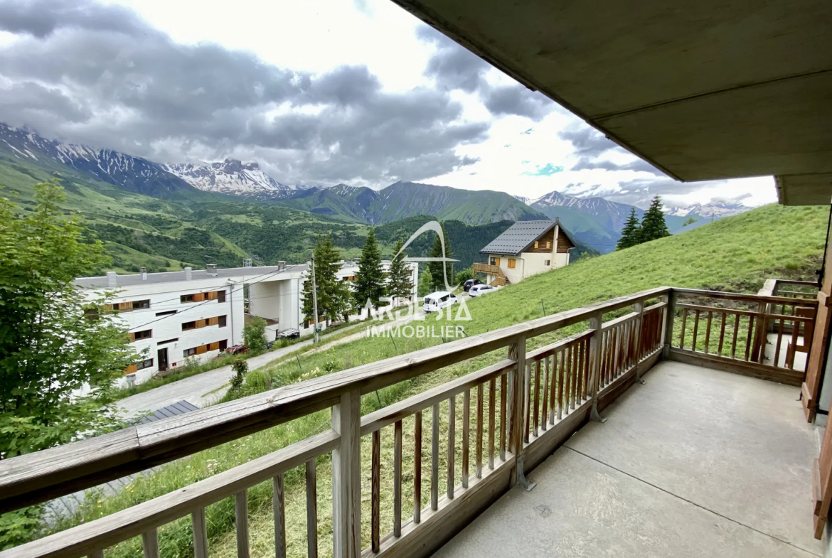 À vendre: Appartement T3 de 42 m² à Albiez-Montrond avec vue 