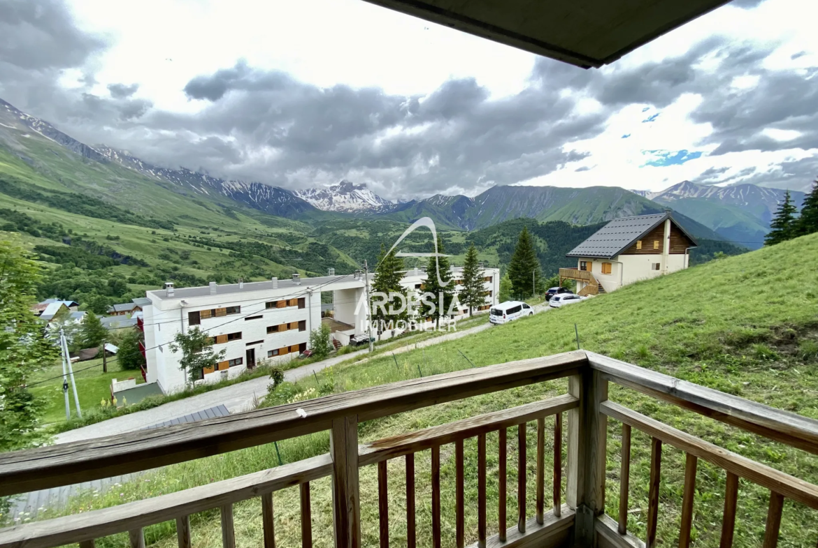 À vendre: Appartement T3 de 42 m² à Albiez-Montrond avec vue 