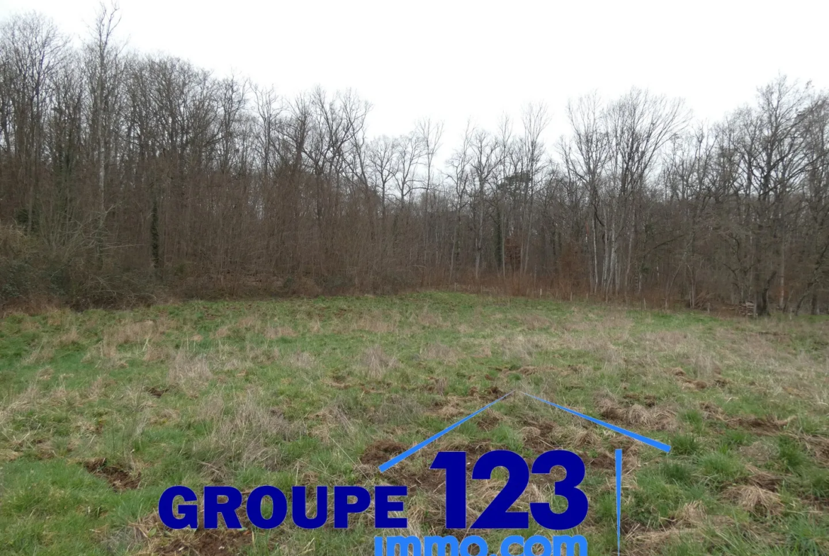 Terrain constructible de 2247 m² à Appoigny 