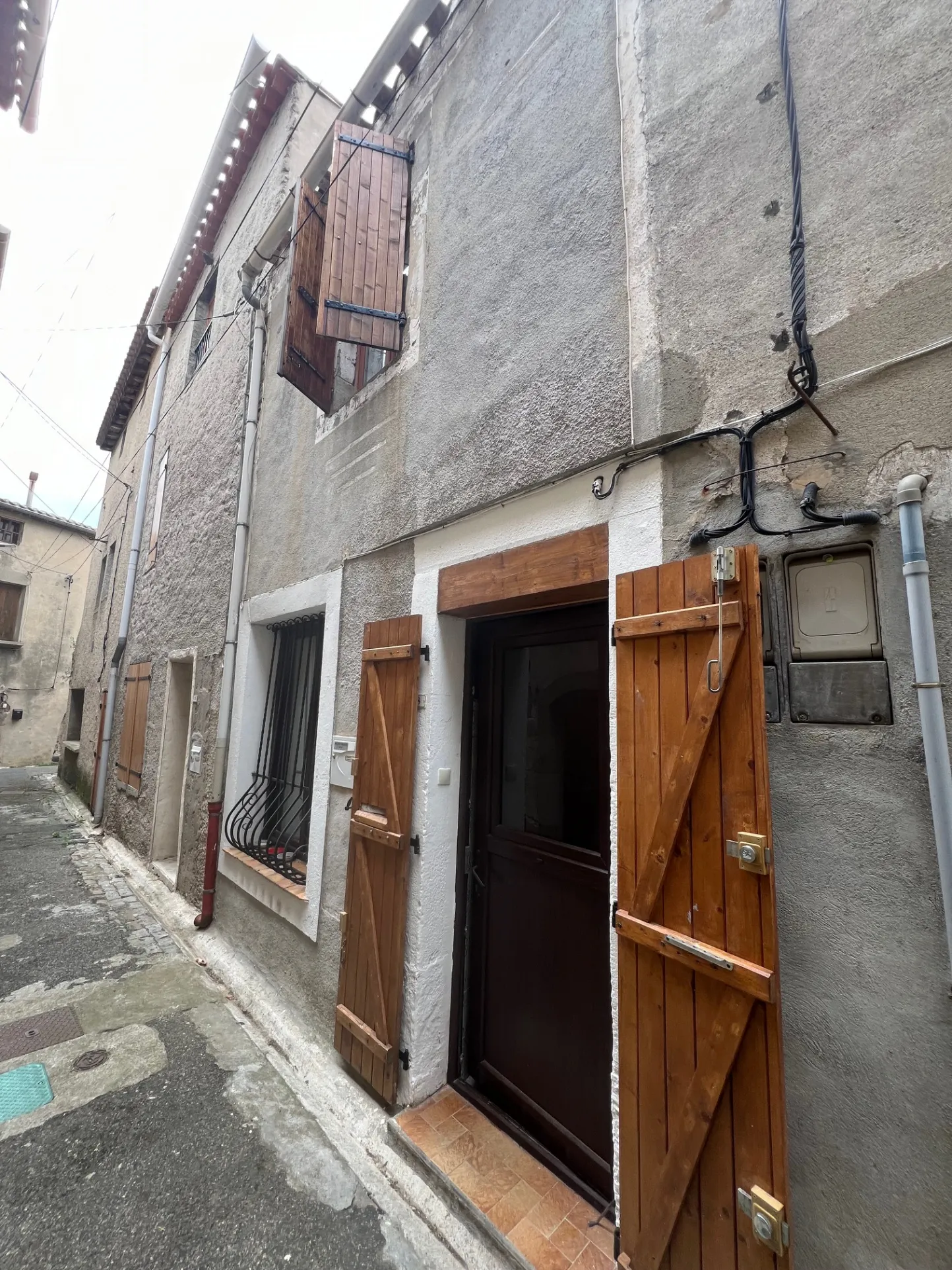 Maison de village avec cour à Rieux Minervois 