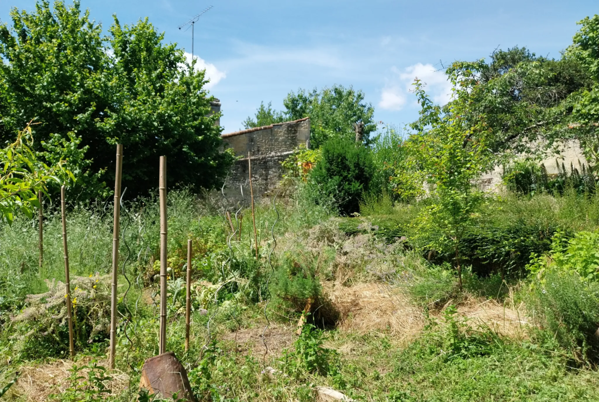 Charmante maison non mitoyenne à vendre à Cognac avec jardin suspendu 