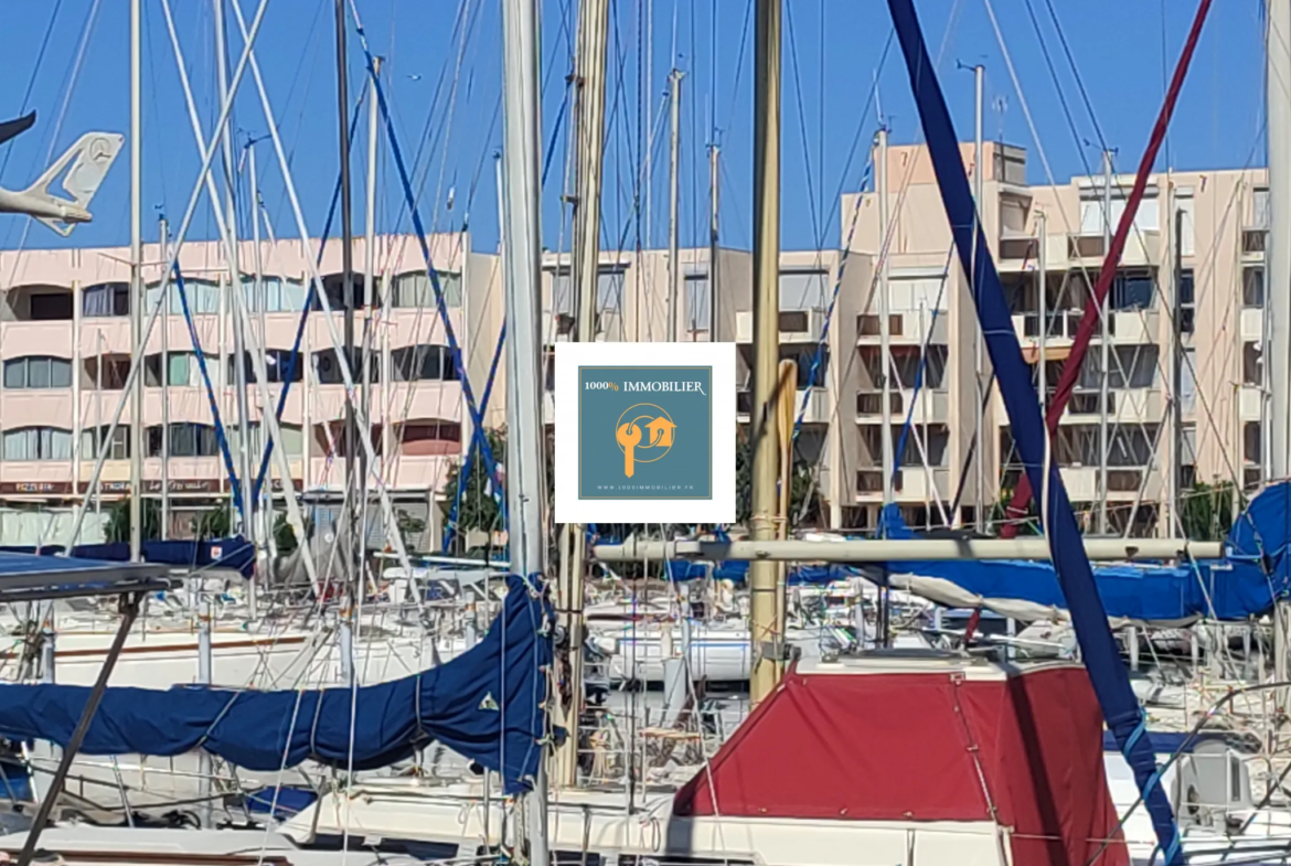 Appartement 41m² à Port Leucate avec parking et vue sur le port 