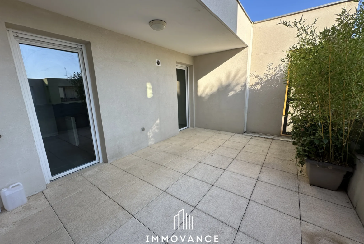 T3 de 66 m² avec grande terrasse à Castelnau Le Lez 