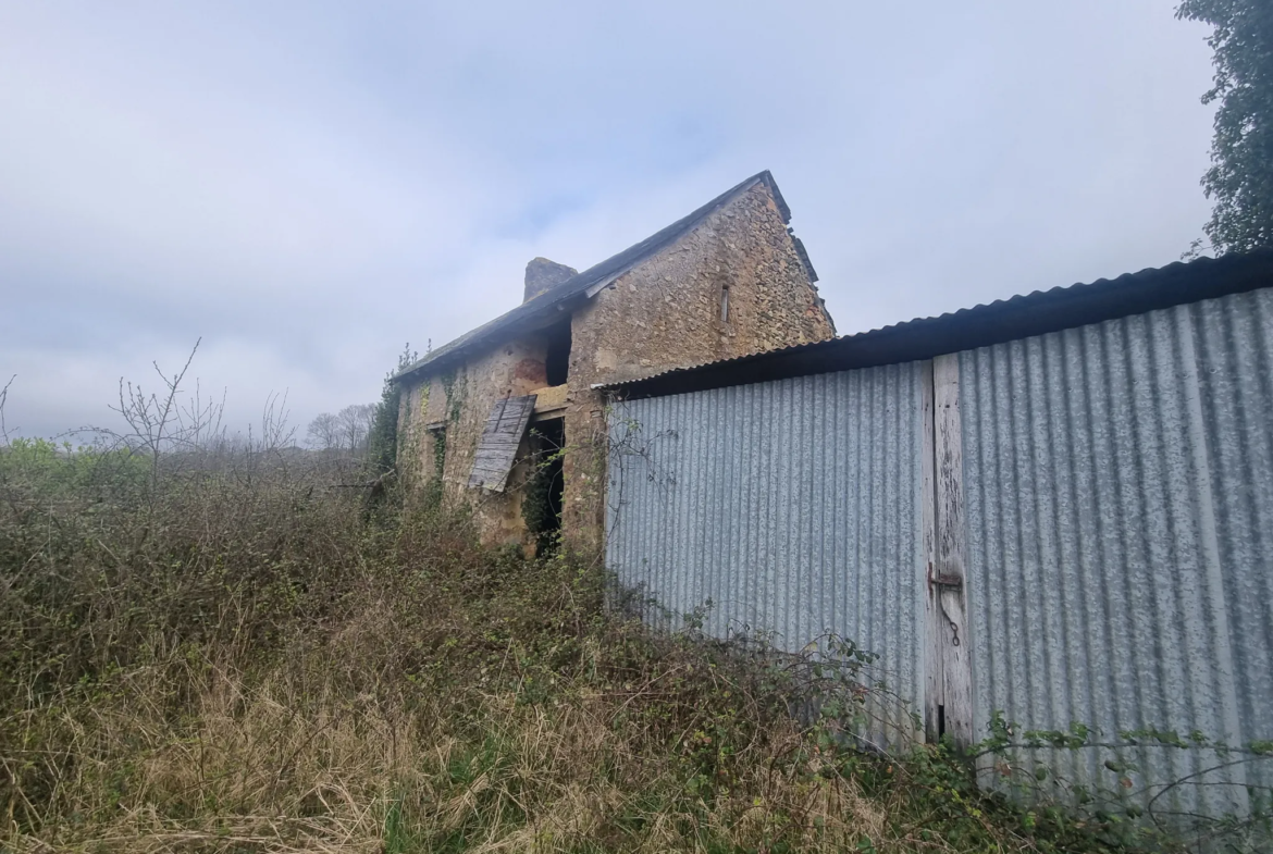 Maison en pierre à restaurer dans un cadre paisible 