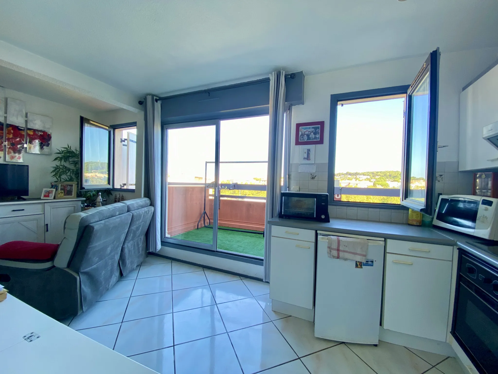 Cap d'Agde : Appartement 2 pièces avec vue dégagée à vendre 