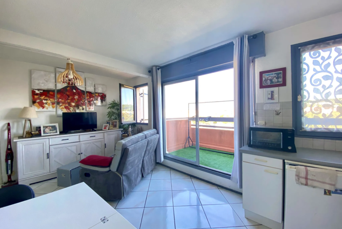 À vendre : Appartement 2 pièces avec vue dégagée au Cap d'Agde 