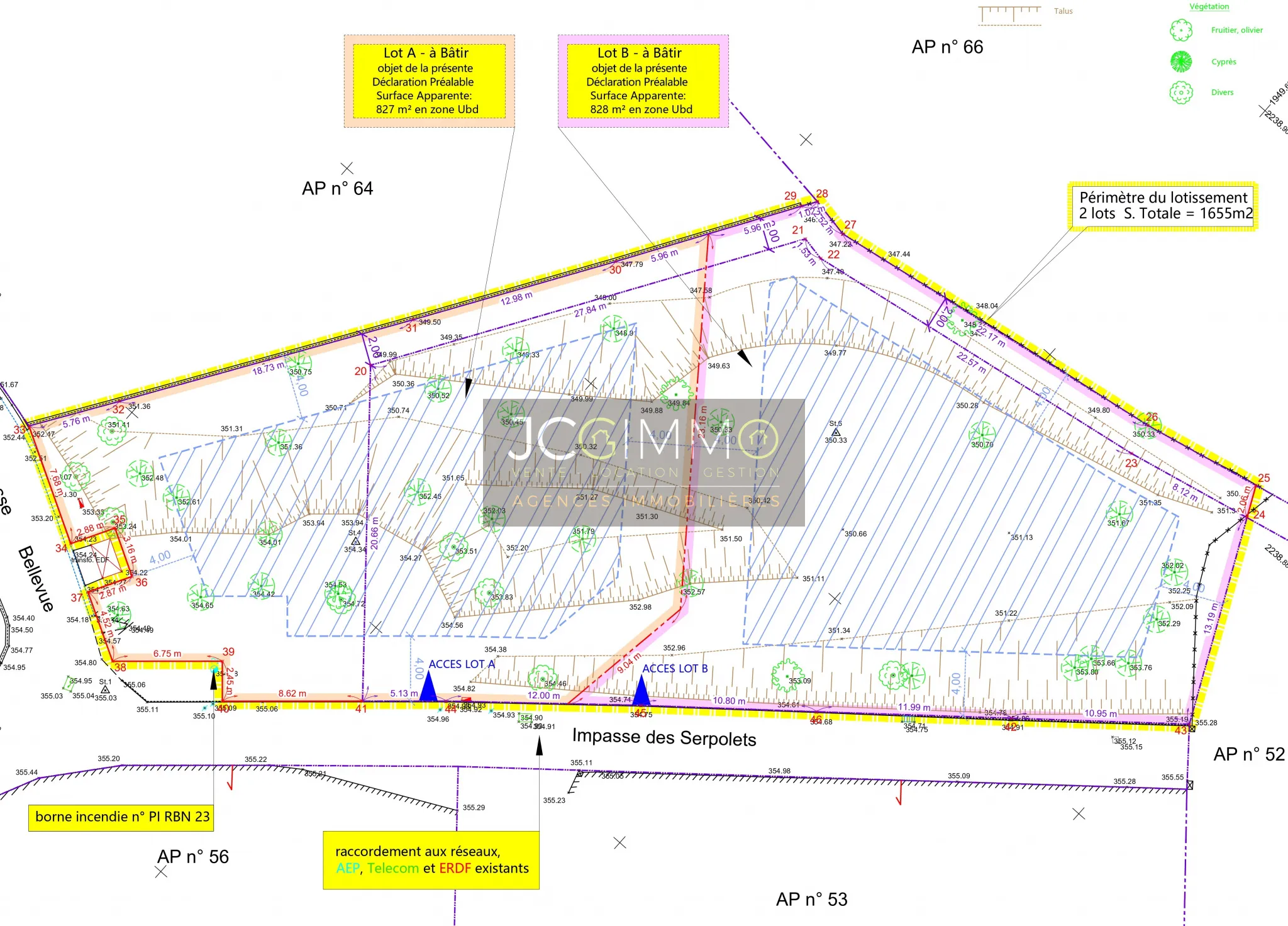 Achetez un terrain libre constructeur de 828 m² à Rocbaron 