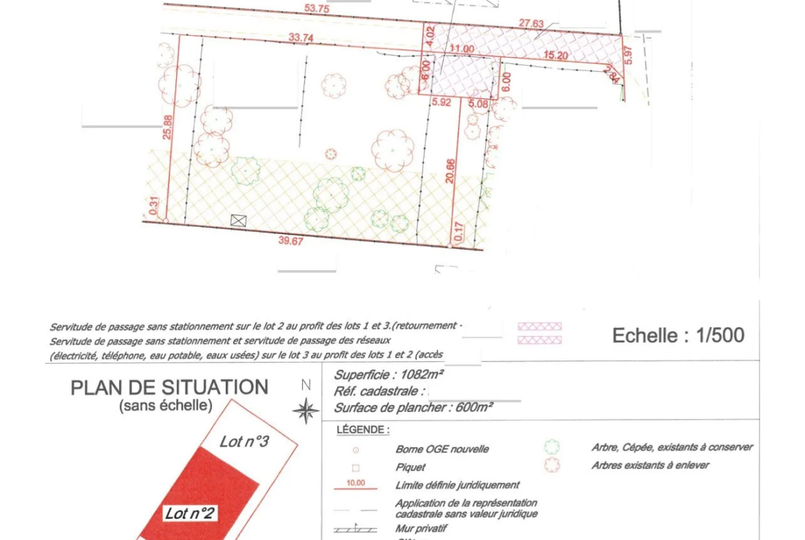 Terrain à bâtir viabilisé de 1 082 m² à Poitiers 