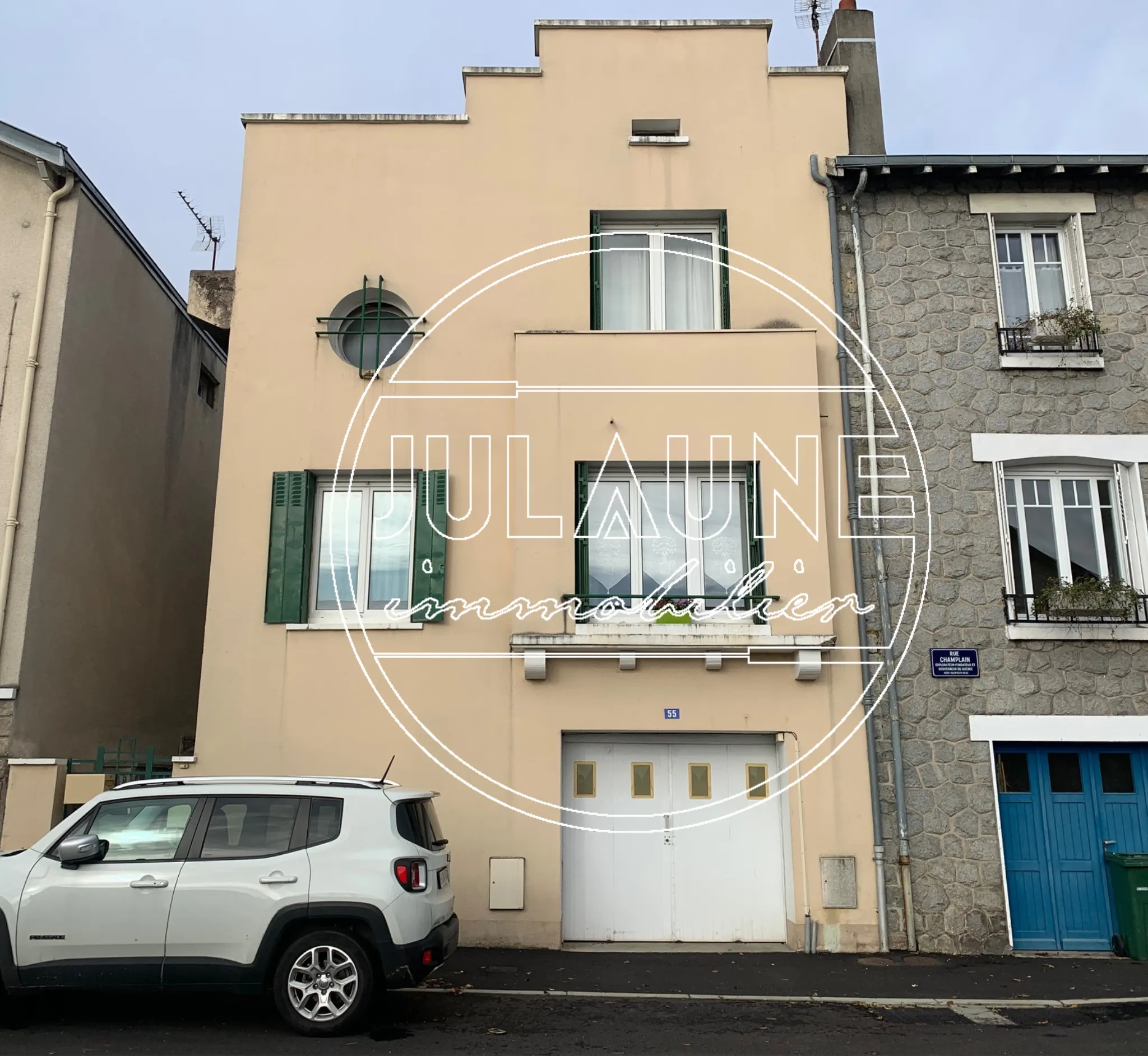 Maison de ville à Limoges avec 2 chambres et une rentabilité de 7% 