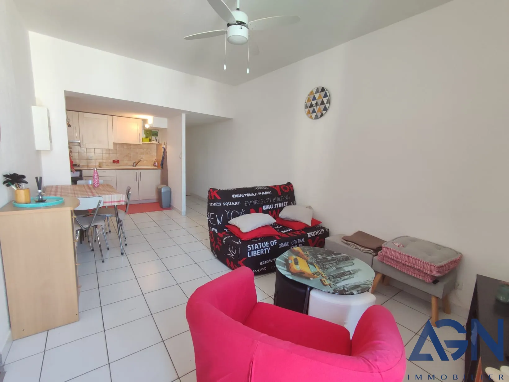 À VENDRE : APPARTEMENT LUMINEUX 3 PIÈCES AVEC TERRASSE À AGDE 